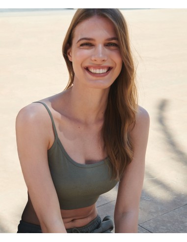 S-SK230-Womens Sustainable Fashion Cropped Cami Top